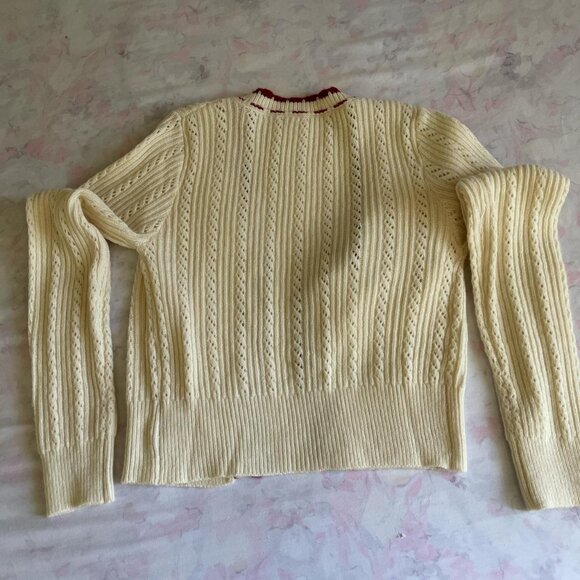 Cider Women's Cream and White Cardigan - Picture 2 of 5